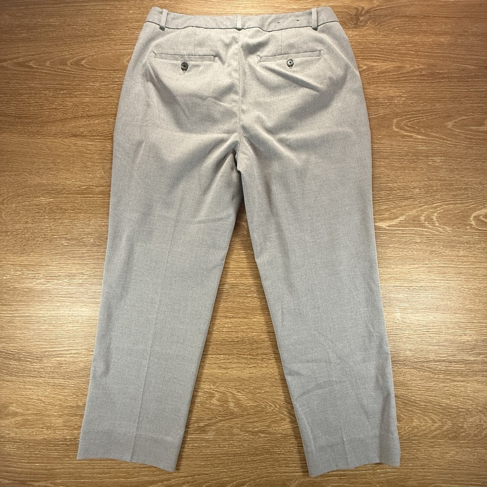 Banana Republic Women's 12 Curvy Avery Gray Ankle Dress Pants Stretch Business - Picture 8 of 8